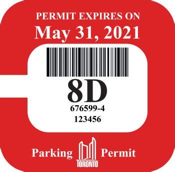 city of toronto parking permit temporary